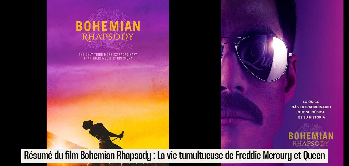 Résumé du film Bohemian Rhapsody : La vie tumultueuse de Freddie